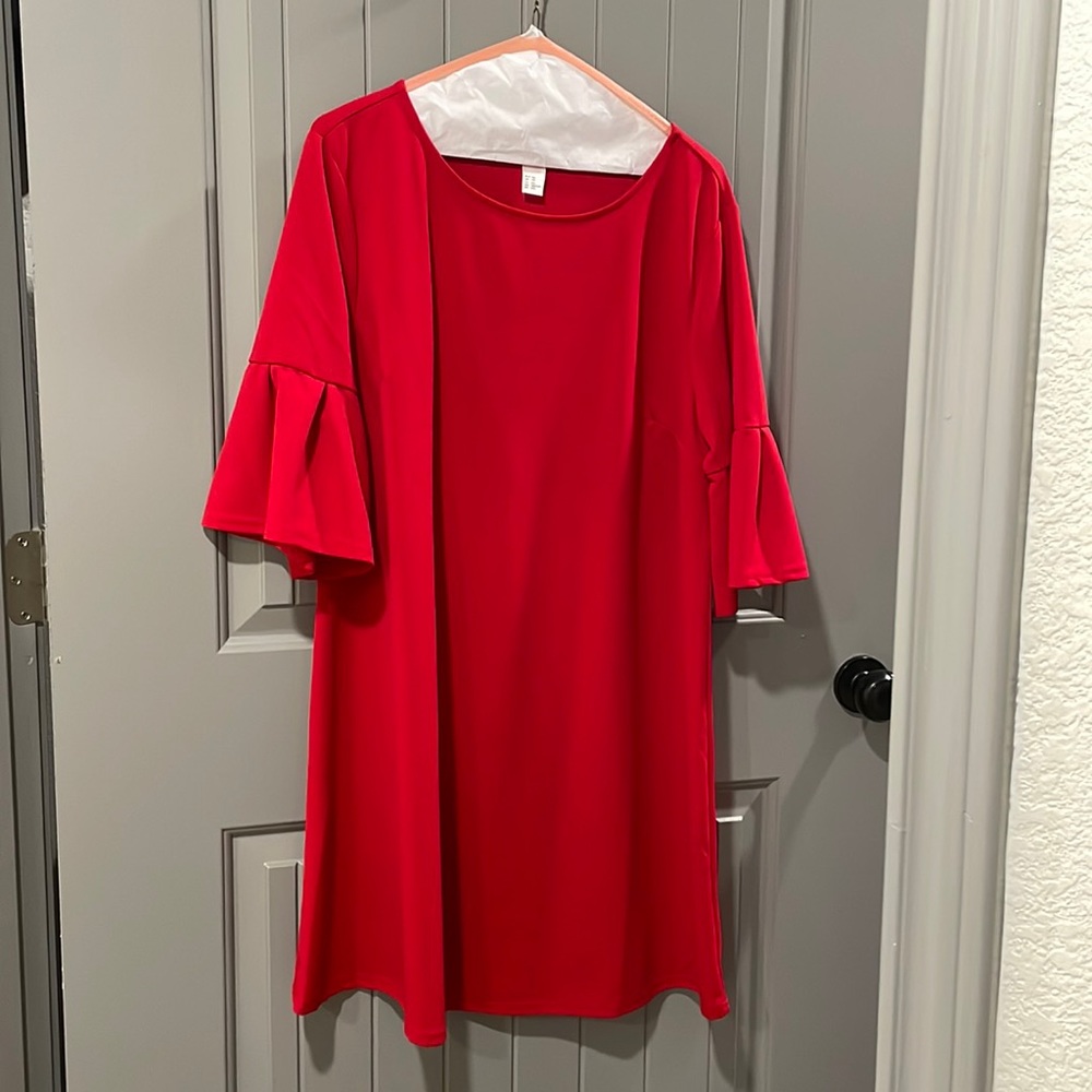 Red dress